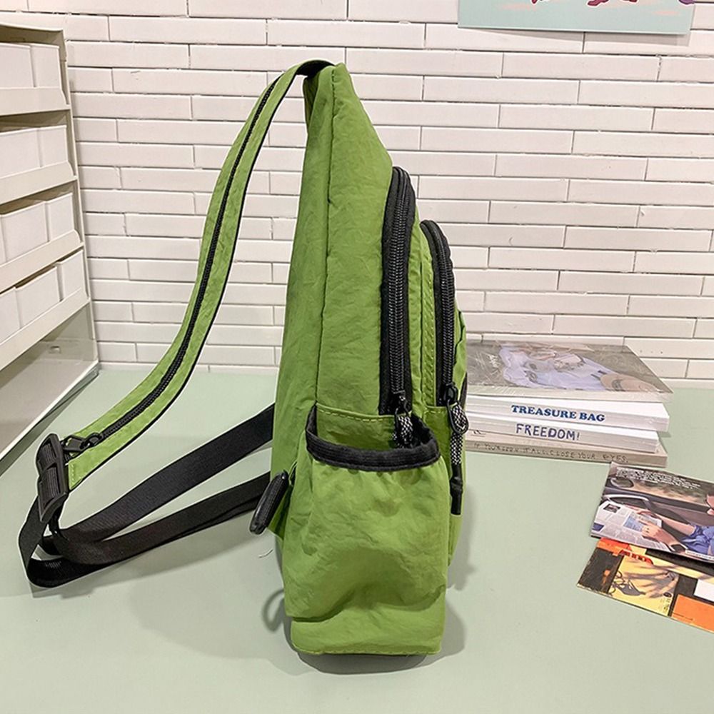 Sling Backpack Shoulder - Bolsos pequeños tipo bandolera de nailon,