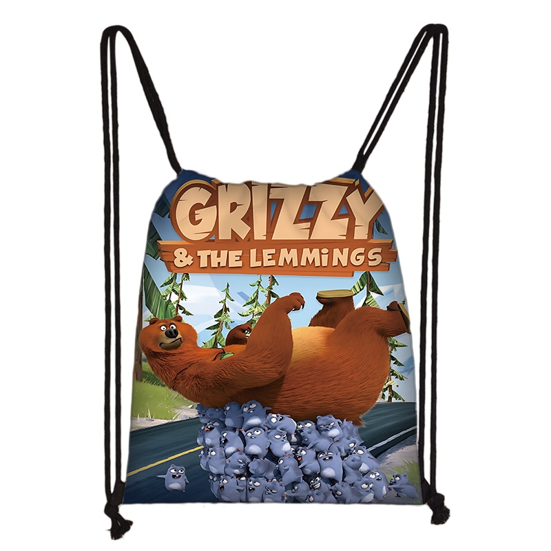 Drawstring Gym Bag - Cordón impreso para niños para dibujos