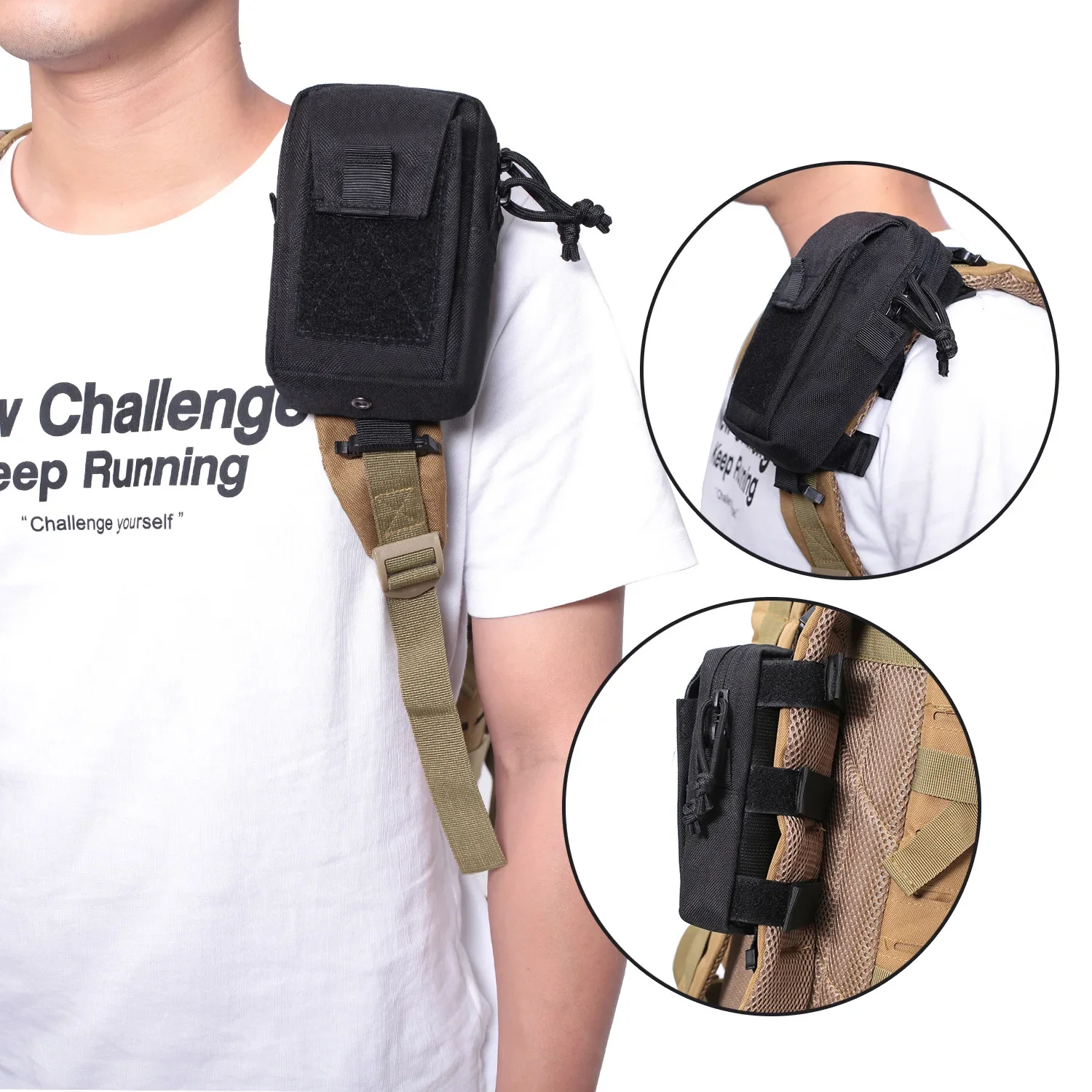 Soporte para teléfono con corr - Backpack Insert Organizer reseña y precio
