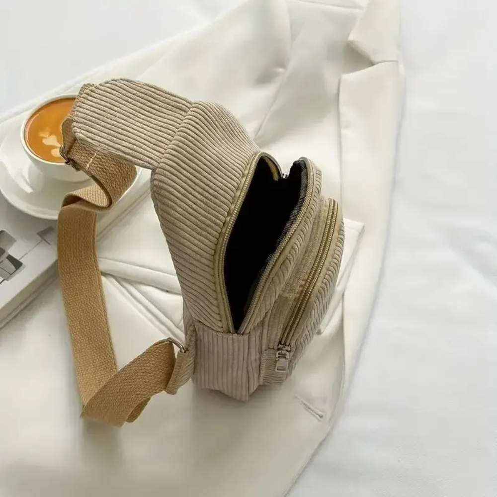 Bolso cruzado de pana Vintage, - Sling Backpack Shoulder reseña y precio