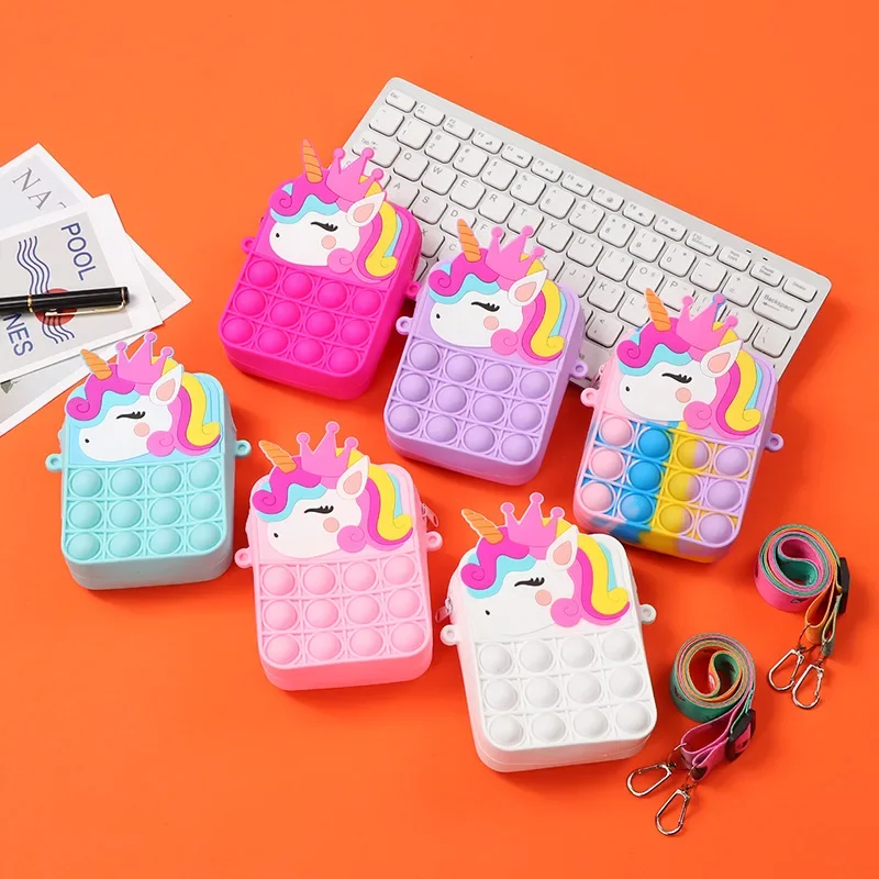 Monedero mágico de unicornio q - Mini Backpack Purse reseña y precio