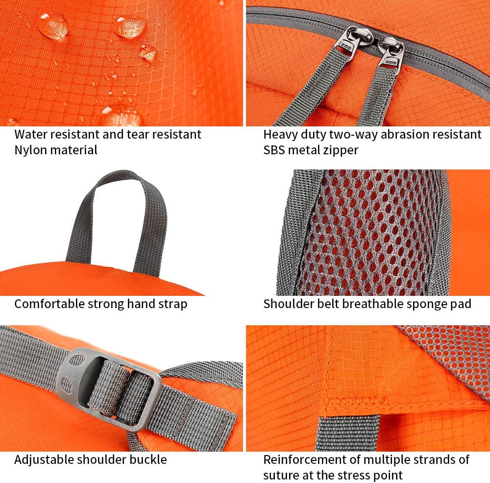 FENGDONG 35L ligero plegable i - Foldable Backpack Small reseña y precio